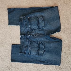 7 For All Mankind dark wash jeans 2